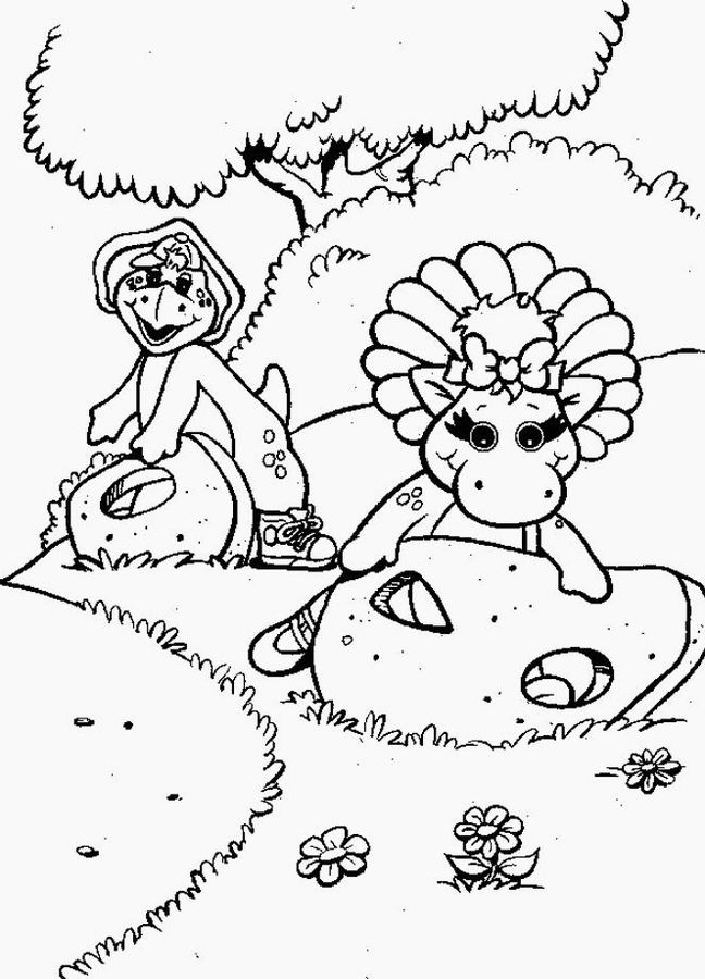ぬりえページ: バーニーと仲間たち (漫画) #40917 - 無料の印刷可能なぬりえページ