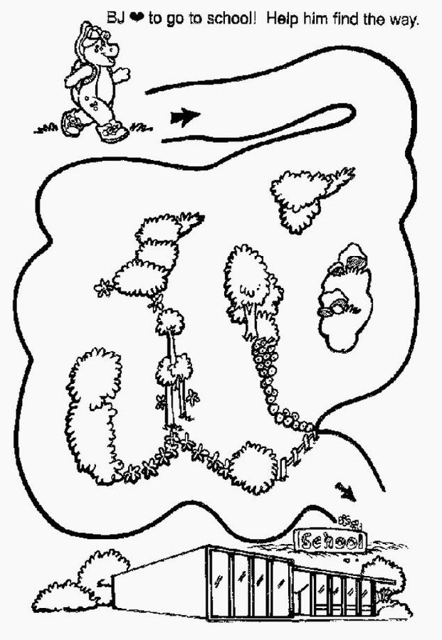 ぬりえページ: バーニーと仲間たち (漫画) #40920 - 無料の印刷可能なぬりえページ