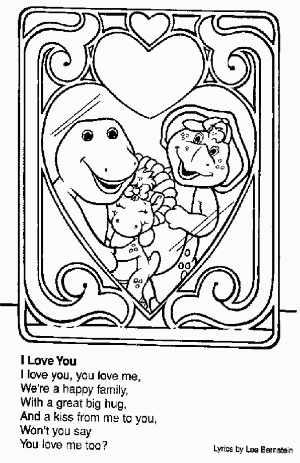 ぬりえページ: バーニーと仲間たち (漫画) #40961 - 無料の印刷可能なぬりえページ