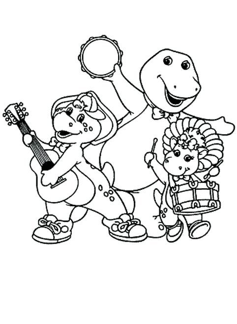 ぬりえページ: バーニーと仲間たち (漫画) #41004 - 無料の印刷可能なぬりえページ