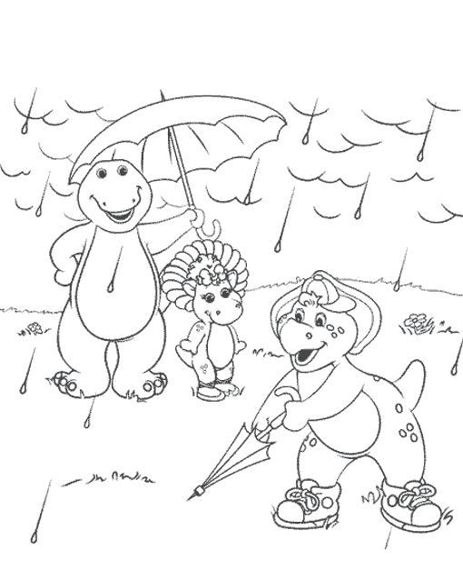 ぬりえページ: バーニーと仲間たち (漫画) #41010 - 無料の印刷可能なぬりえページ