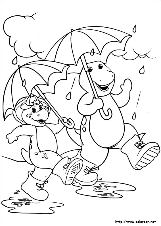 ぬりえページ: バーニーと仲間たち (漫画) #41069 - 無料の印刷可能なぬりえページ