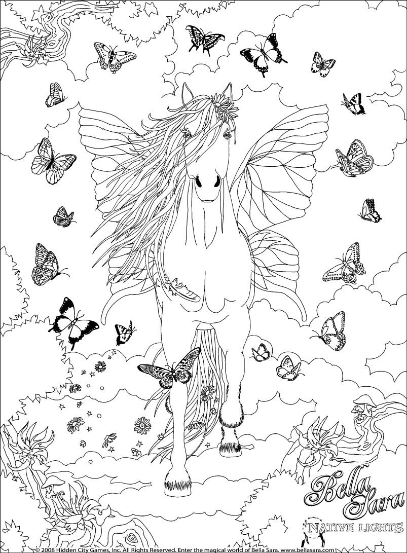ぬりえページ: ベラ・サラ (漫画) #41299 - 無料の印刷可能なぬりえページ