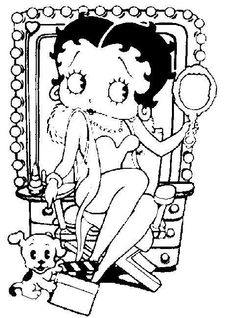 ぬりえページ: ベティ・ブープ (漫画) #25921 - 無料の印刷可能なぬりえページ