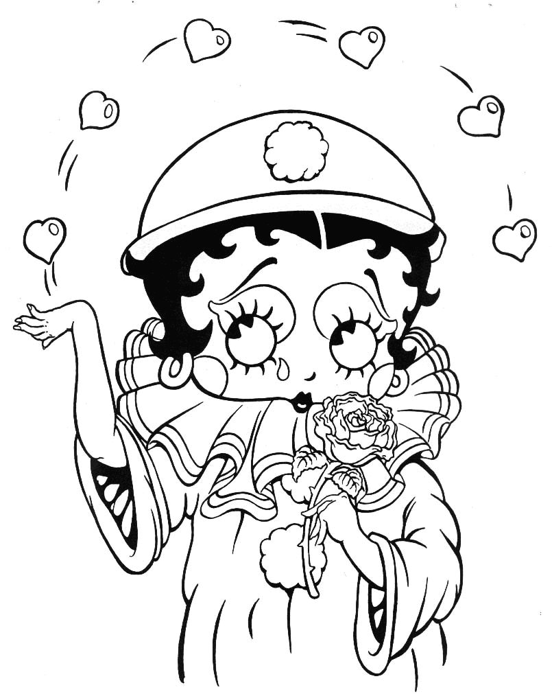 ぬりえページ: ベティ・ブープ (漫画) #25929 - 無料の印刷可能なぬりえページ