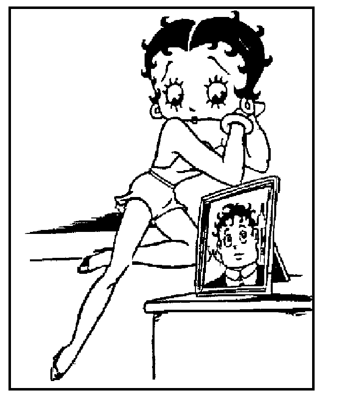 ぬりえページ: ベティ・ブープ (漫画) #25953 - 無料の印刷可能なぬりえページ