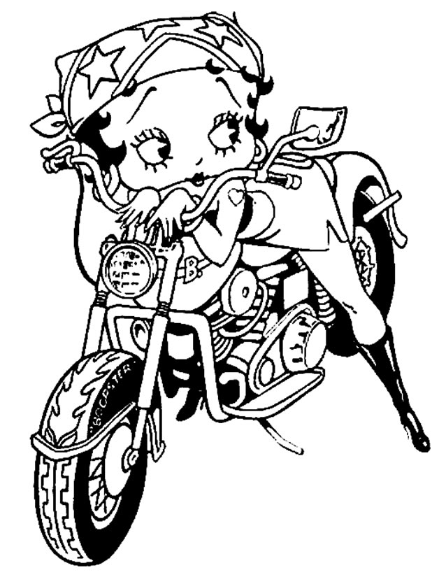 ぬりえページ: ベティ・ブープ (漫画) #25972 - 無料の印刷可能なぬりえページ
