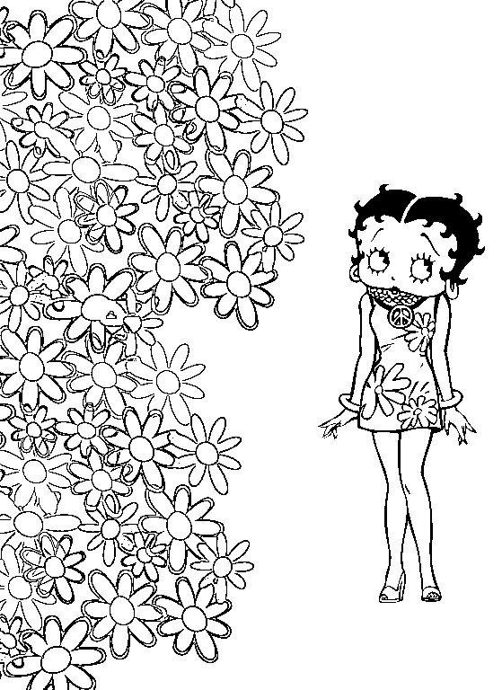 ぬりえページ: ベティ・ブープ (漫画) #25973 - 無料の印刷可能なぬりえページ