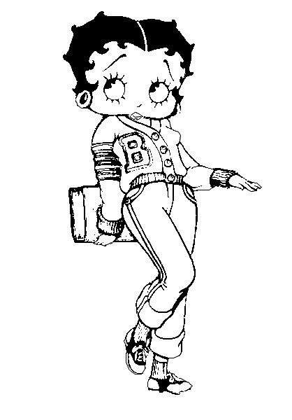 ぬりえページ: ベティ・ブープ (漫画) #25975 - 無料の印刷可能なぬりえページ