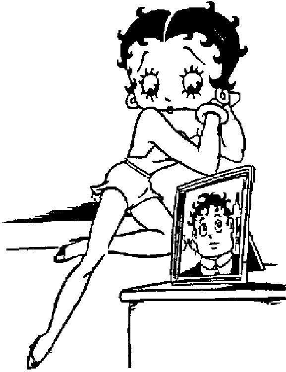 ぬりえページ: ベティ・ブープ (漫画) #25982 - 無料の印刷可能なぬりえページ
