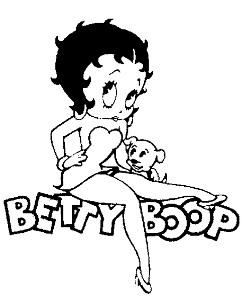 ぬりえページ: ベティ・ブープ (漫画) #25986 - 無料の印刷可能なぬりえページ