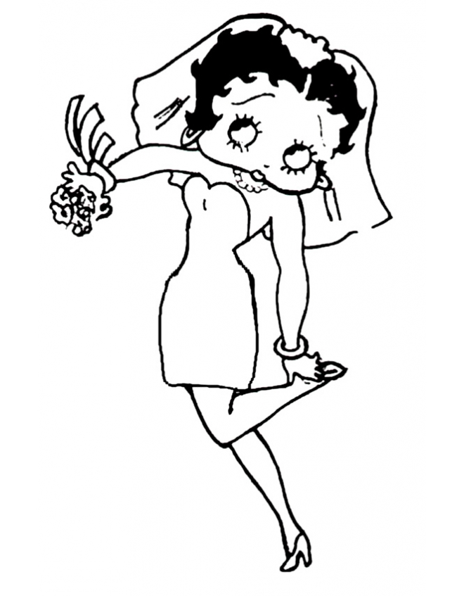 ぬりえページ: ベティ・ブープ (漫画) #25992 - 無料の印刷可能なぬりえページ