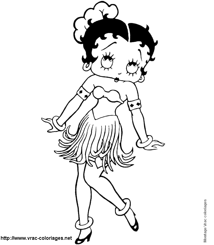 ぬりえページ: ベティ・ブープ (漫画) #26006 - 無料の印刷可能なぬりえページ