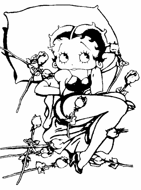 ぬりえページ: ベティ・ブープ (漫画) #26020 - 無料の印刷可能なぬりえページ