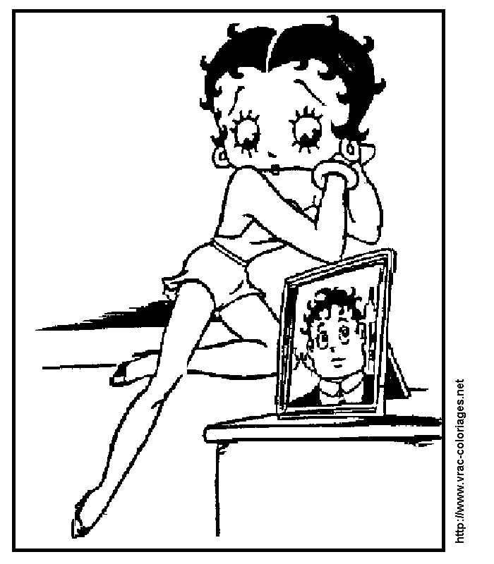 ぬりえページ: ベティ・ブープ (漫画) #26021 - 無料の印刷可能なぬりえページ