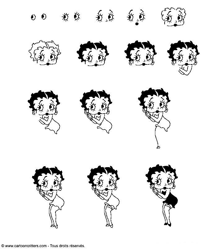 ぬりえページ: ベティ・ブープ (漫画) #26032 - 無料の印刷可能なぬりえページ