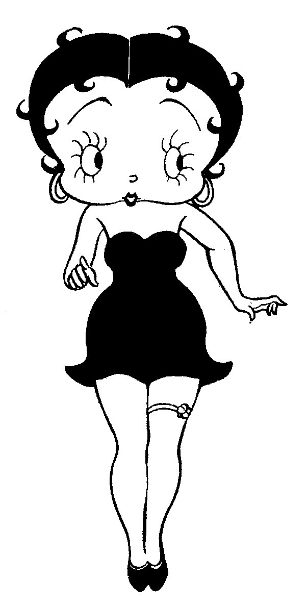 ぬりえページ: ベティ・ブープ (漫画) #26066 - 無料の印刷可能なぬりえページ