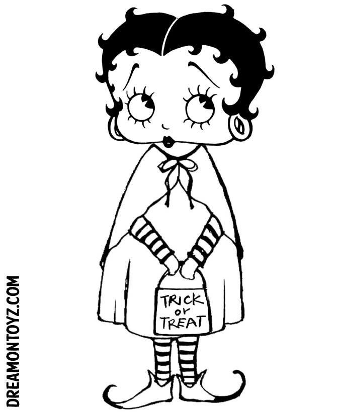 ぬりえページ: ベティ・ブープ (漫画) #26086 - 無料の印刷可能なぬりえページ