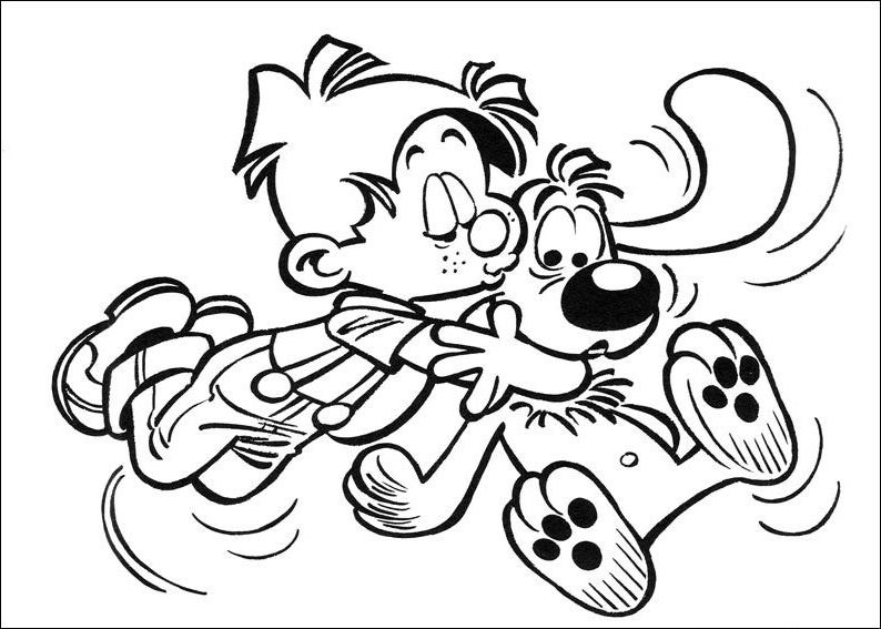 ぬりえページ: ビリーとバディ (漫画) #25361 - 無料の印刷可能なぬりえページ