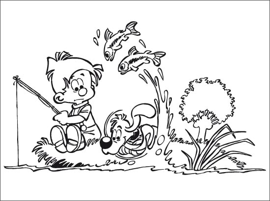 ぬりえページ: ビリーとバディ (漫画) #25375 - 無料の印刷可能なぬりえページ