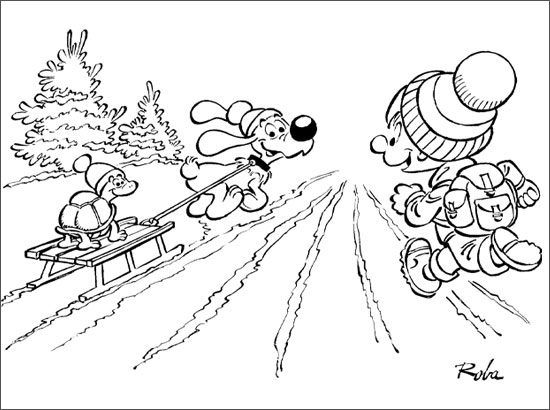 ぬりえページ: ビリーとバディ (漫画) #25407 - 無料の印刷可能なぬりえページ