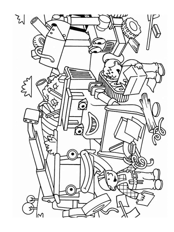 ぬりえページ: ボブ・ザ・ビルダー (漫画) #33120 - 無料の印刷可能なぬりえページ