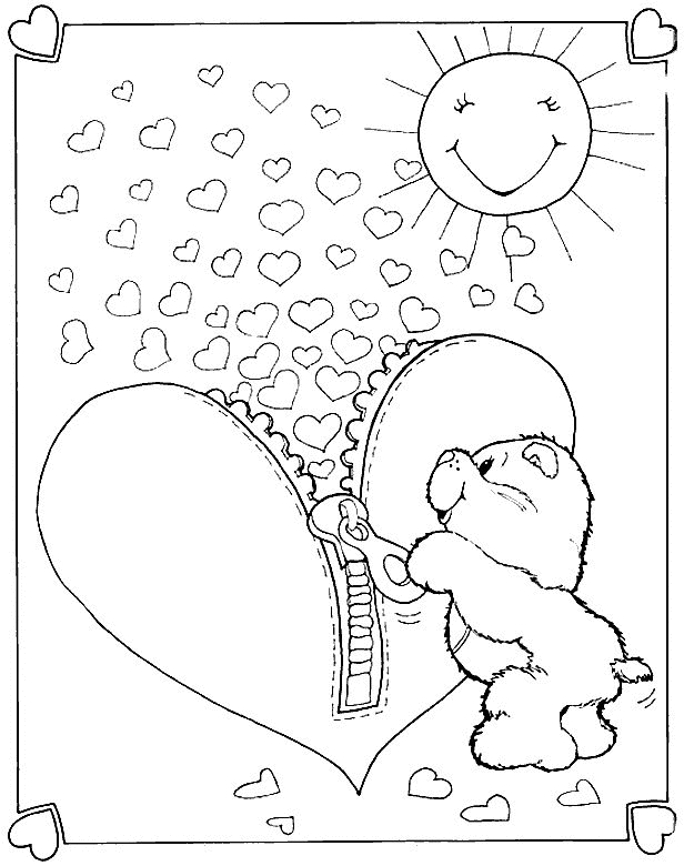 ぬりえページ: ケアベア / ケアベア (漫画) #37132 - 無料の印刷可能なぬりえページ