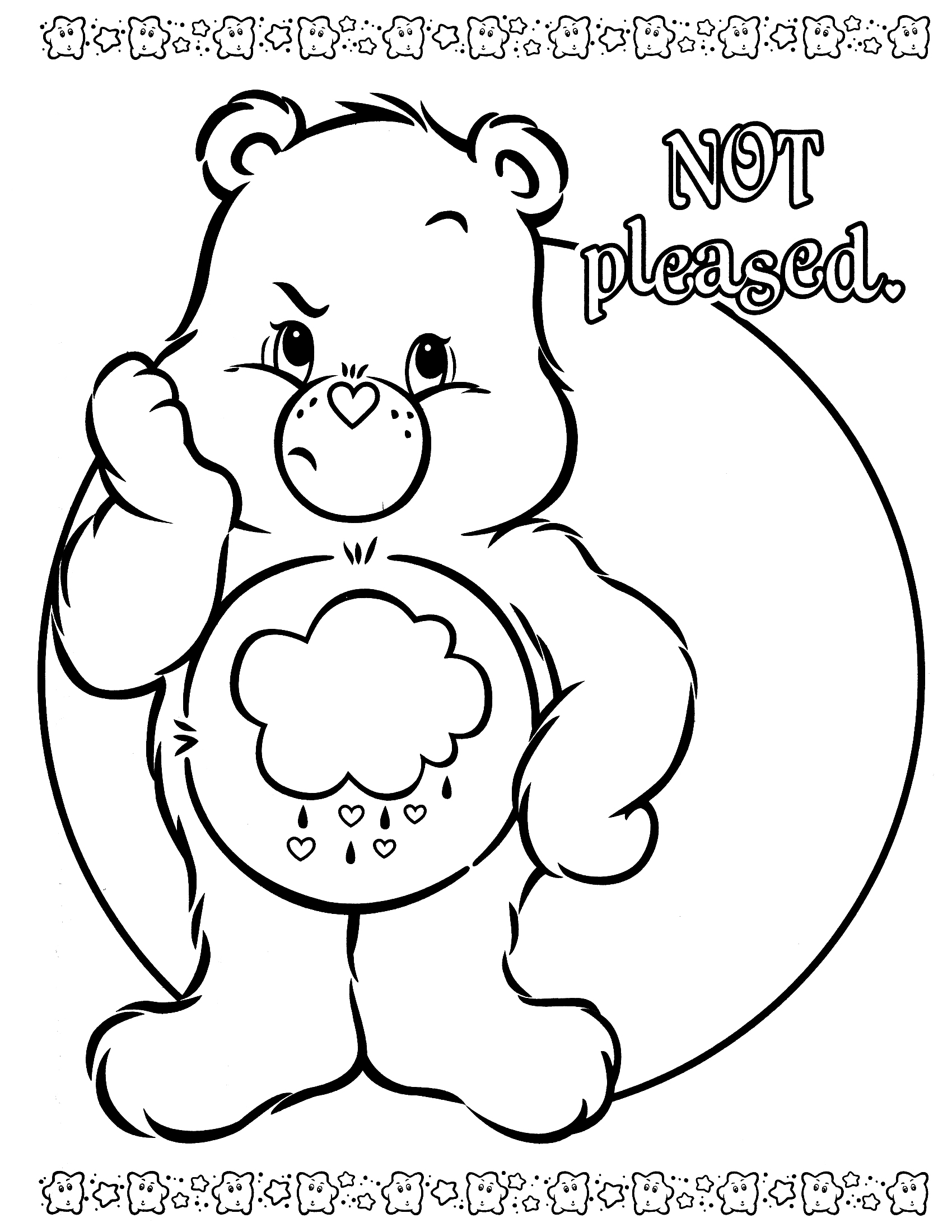 ぬりえページ: ケアベア / ケアベア (漫画) #37142 - 無料の印刷可能なぬりえページ
