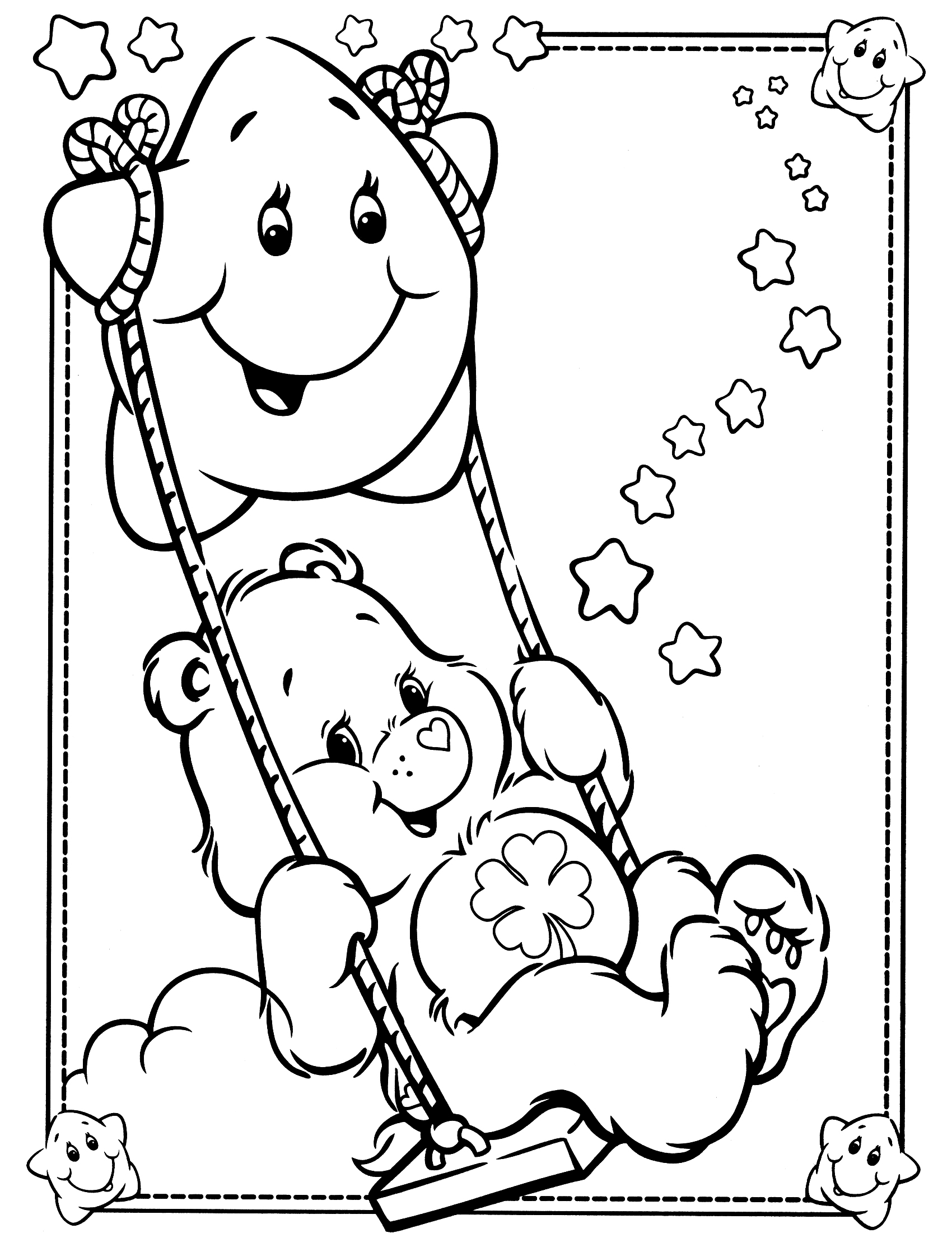 ぬりえページ: ケアベア / ケアベア (漫画) #37196 - 無料の印刷可能なぬりえページ