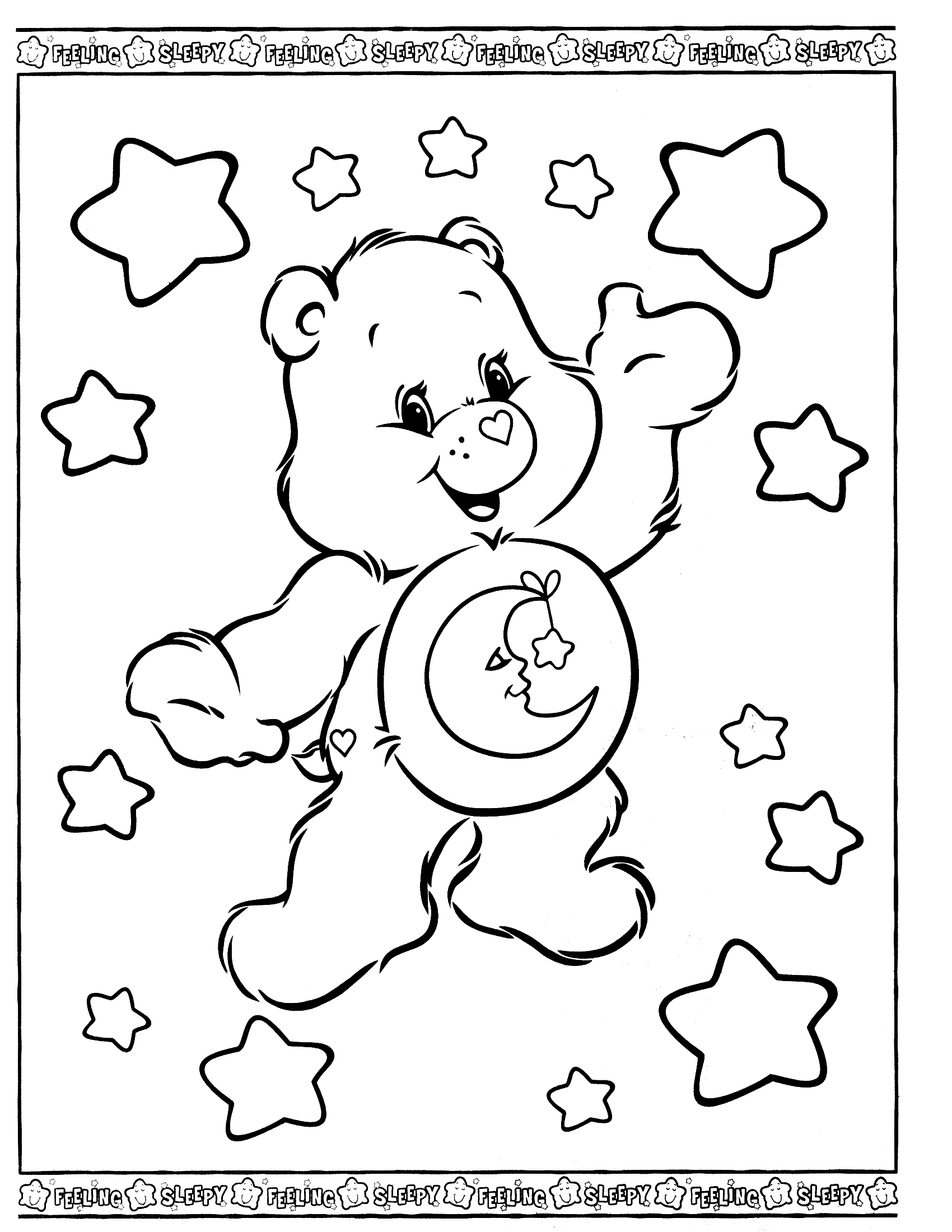 ぬりえページ: ケアベア / ケアベア (漫画) #37197 - 無料の印刷可能なぬりえページ