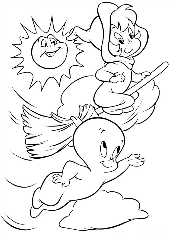 ぬりえページ: キャスパー (漫画) #36239 - 無料の印刷可能なぬりえページ