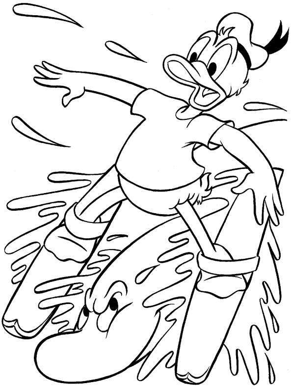 ぬりえページ: ドナルドダック (漫画) #30238 - 無料の印刷可能なぬりえページ