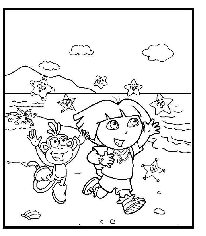 ぬりえページ: ドーラ・ザ・エクスプローラー (漫画) #29792 - 無料の印刷可能なぬりえページ