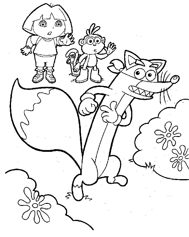 ぬりえページ: ドーラ・ザ・エクスプローラー (漫画) #29808 - 無料の印刷可能なぬりえページ