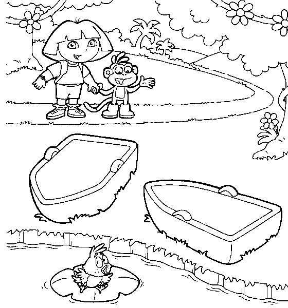 ぬりえページ: ドーラ・ザ・エクスプローラー (漫画) #29938 - 無料の印刷可能なぬりえページ