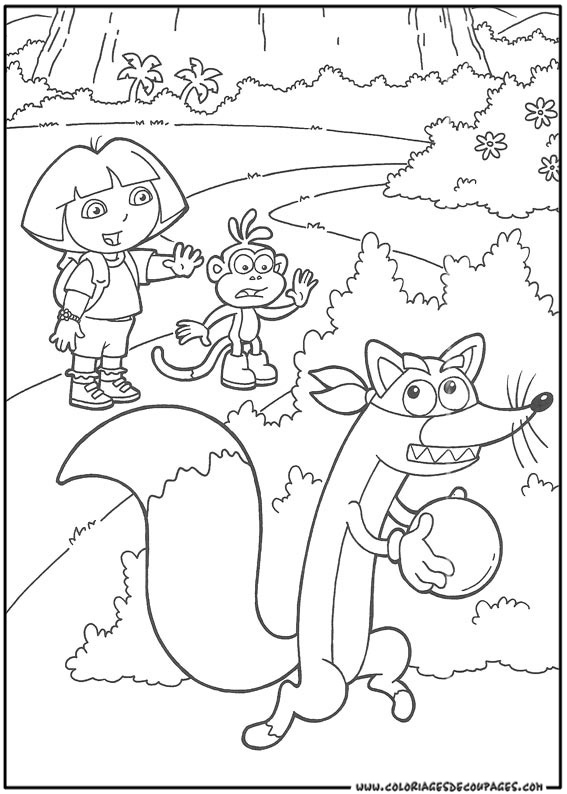 ぬりえページ: ドーラ・ザ・エクスプローラー (漫画) #30022 - 無料の印刷可能なぬりえページ