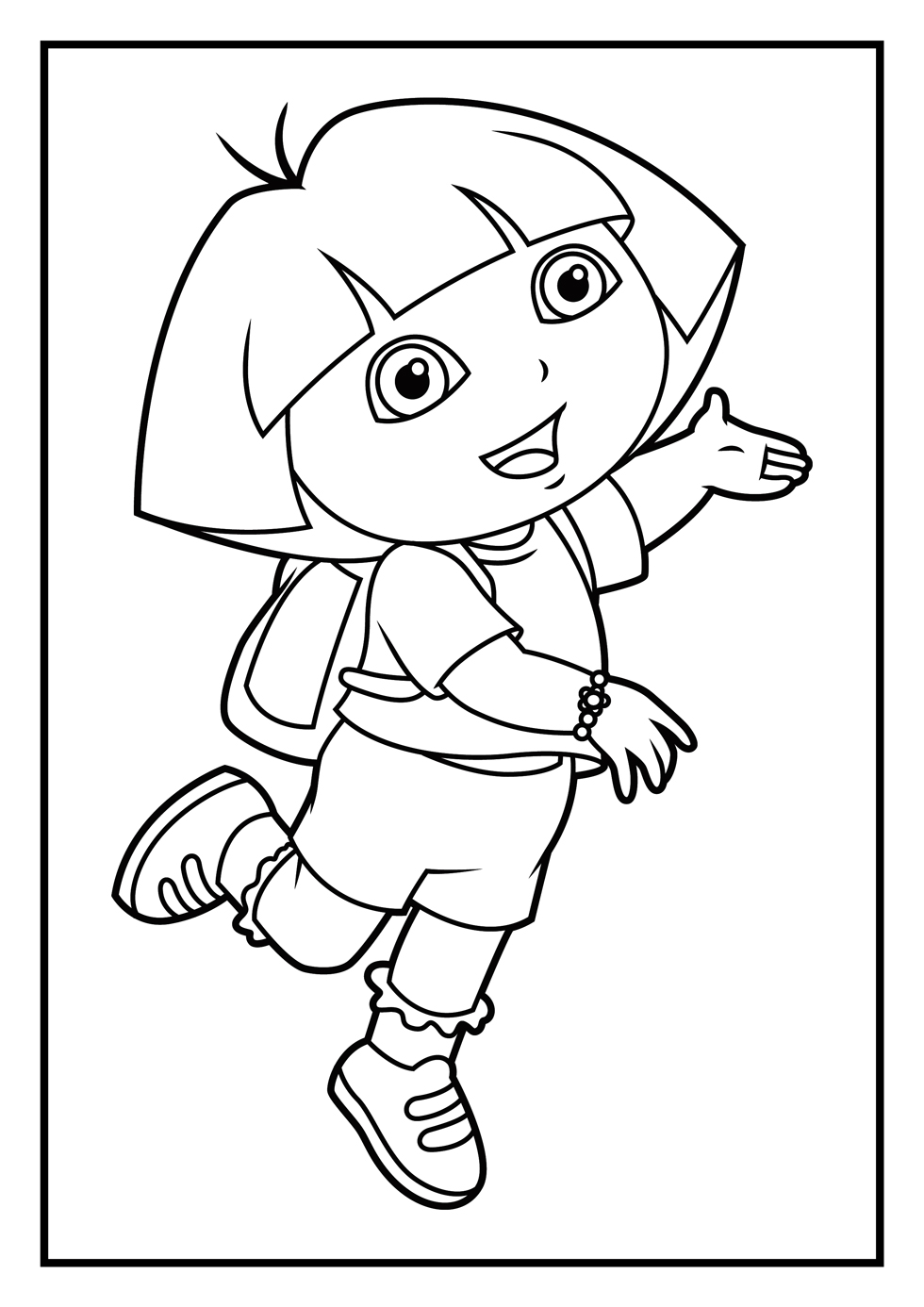 ぬりえページ: ドーラ・ザ・エクスプローラー (漫画) #30095 - 無料の印刷可能なぬりえページ