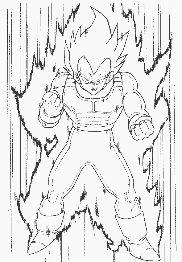 ぬりえページ: ドラゴンボールZ (漫画) #38488 - 無料の印刷可能なぬりえページ