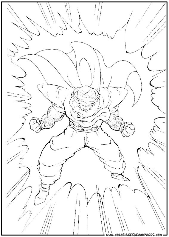 ぬりえページ: ドラゴンボールZ (漫画) #38660 - 無料の印刷可能なぬりえページ