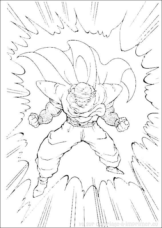 ぬりえページ: ドラゴンボールZ (漫画) #38674 - 無料の印刷可能なぬりえページ
