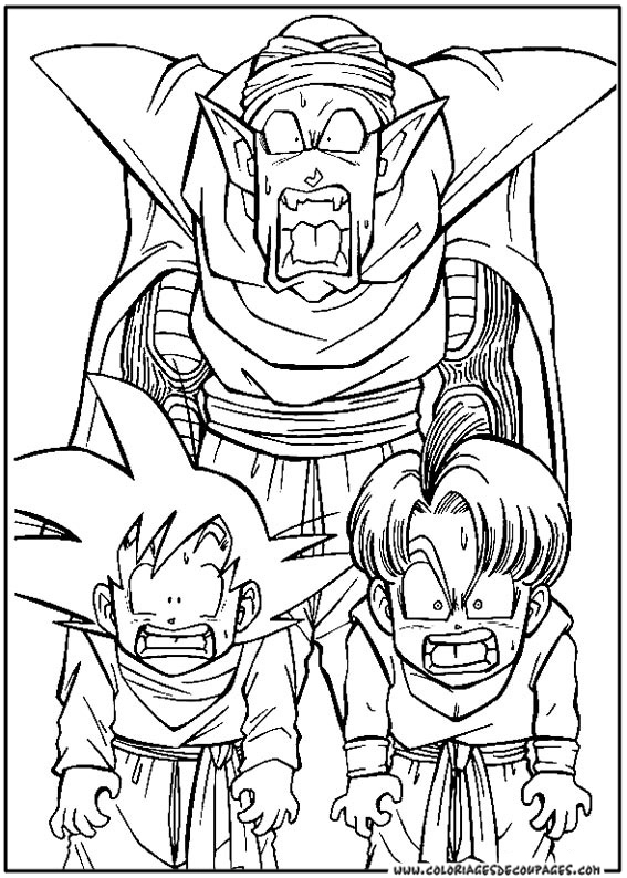 ぬりえページ: ドラゴンボールZ (漫画) #38820 - 無料の印刷可能なぬりえページ