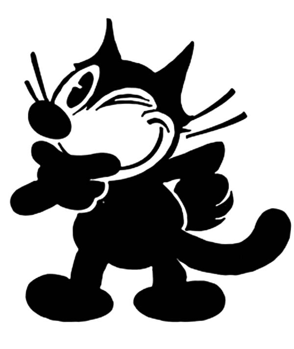 ぬりえページ: 猫のフェリックス (漫画) #47897 - 無料の印刷可能なぬりえページ