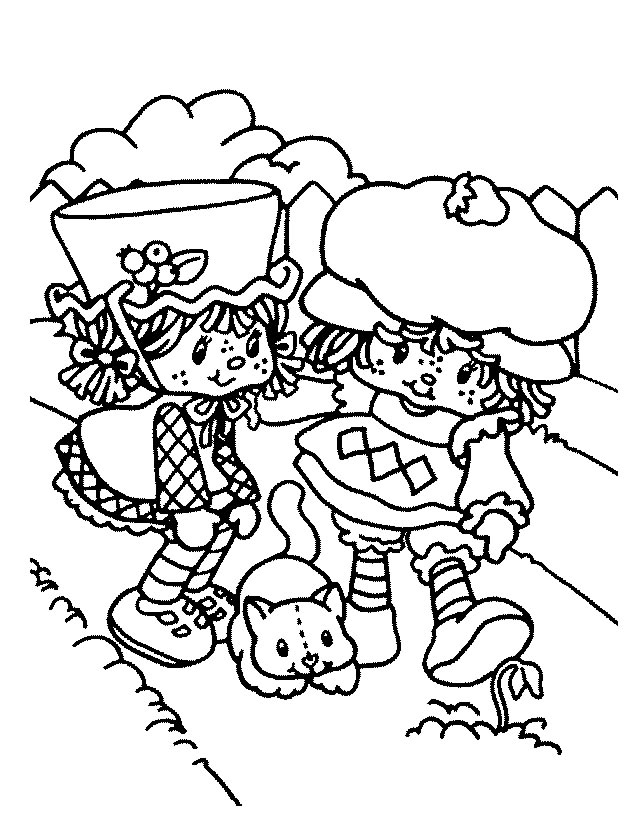 ぬりえページ: ストロベリーショートケーキ / ストロベリー (漫画) #35543 - 無料の印刷可能なぬりえページ