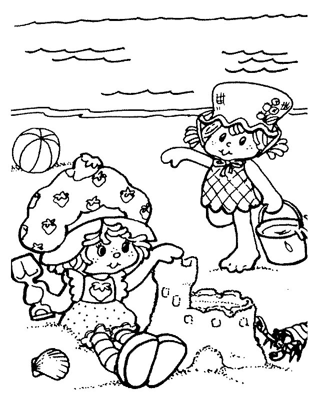 ぬりえページ: ストロベリーショートケーキ / ストロベリー (漫画) #35545 - 無料の印刷可能なぬりえページ