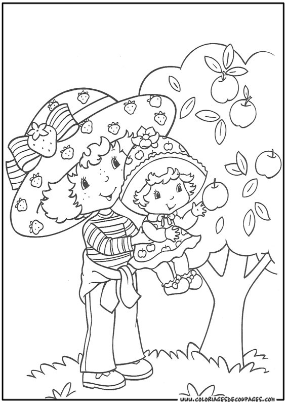 ぬりえページ: ストロベリーショートケーキ / ストロベリー (漫画) #35552 - 無料の印刷可能なぬりえページ