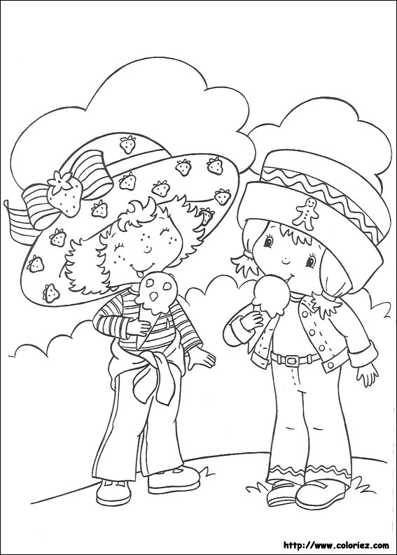 ぬりえページ: ストロベリーショートケーキ / ストロベリー (漫画) #35556 - 無料の印刷可能なぬりえページ