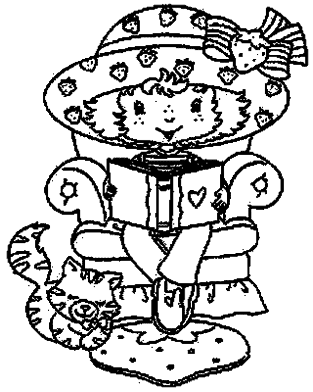 ぬりえページ: ストロベリーショートケーキ / ストロベリー (漫画) #35557 - 無料の印刷可能なぬりえページ