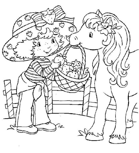 ぬりえページ: ストロベリーショートケーキ / ストロベリー (漫画) #35585 - 無料の印刷可能なぬりえページ
