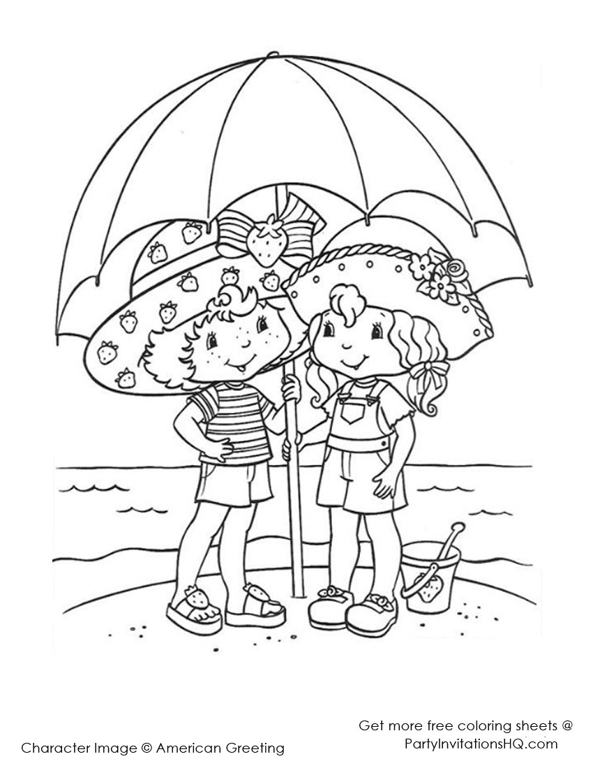 ぬりえページ: ストロベリーショートケーキ / ストロベリー (漫画) #35588 - 無料の印刷可能なぬりえページ