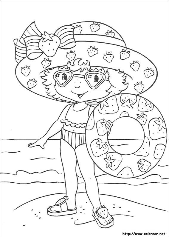 ぬりえページ: ストロベリーショートケーキ / ストロベリー (漫画) #35592 - 無料の印刷可能なぬりえページ